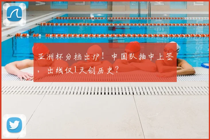 亚洲杯分档出炉！中国队抽中上签，出线仅1天创历史？